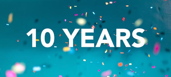 10 Years of UX Blogging Celebration