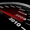 2010 - Speedometer Reaching New Year